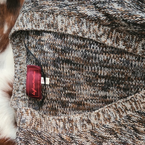 Left on Houston Cross Body Sweater Sz XS - Picture 2 of 6